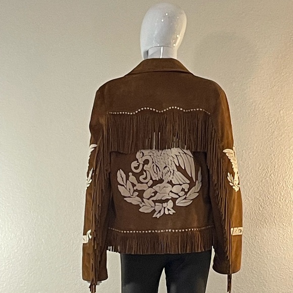 Rare Vintage Ralph Lauren Suede Eagle Jacket - Picture 3 of 8